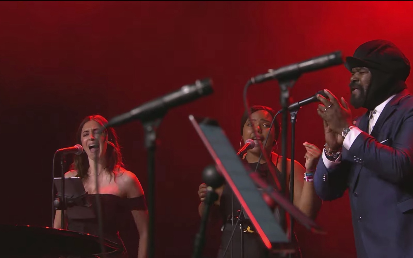 Nicole Battick performing as a session and backing vocalist